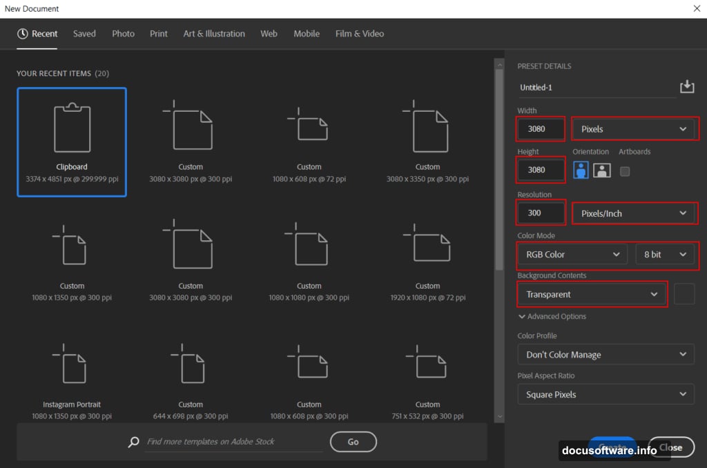 Square format works perfectly for social media with flexibility