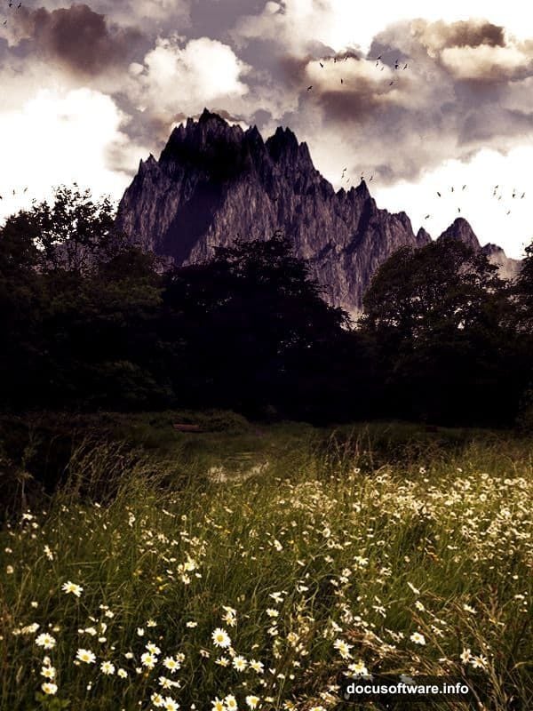 Channel selection with strongest contrast between land and sky