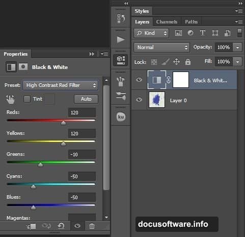 Shadow/Highlights adjustment brings out detail in dark areas non-destructively