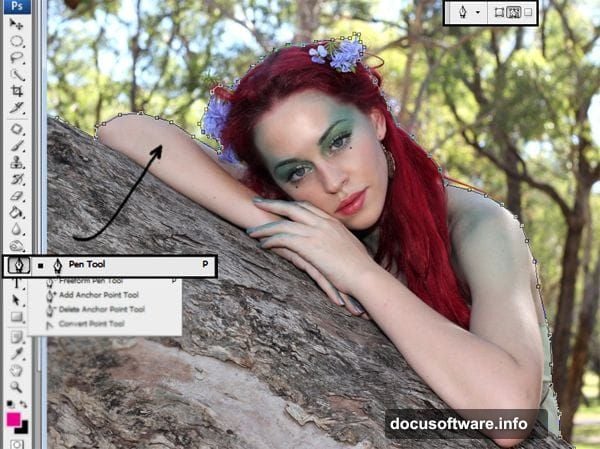 Gather forest background, fairy wings stock, and portrait source images