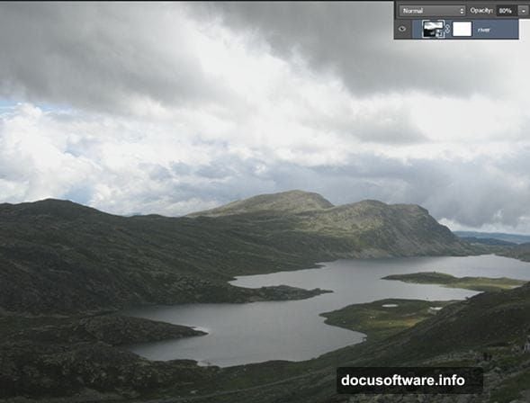 Layer multiple mountains for depth in dreamlike environments