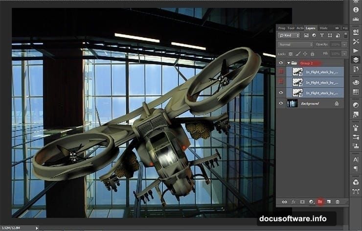 Download all source images to one folder before touching Photoshop