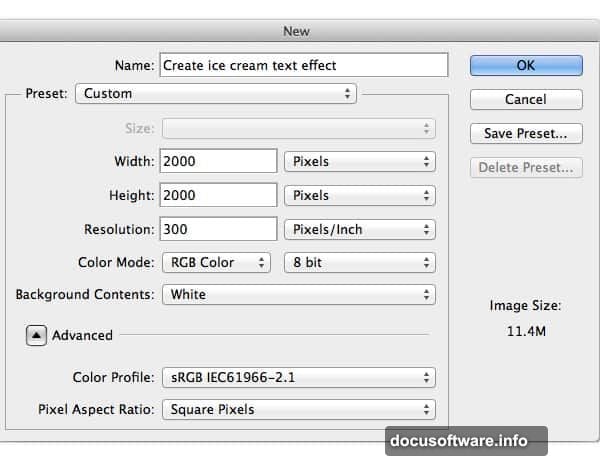Classic waffle cone stripes with crosshatch pattern in Photoshop
