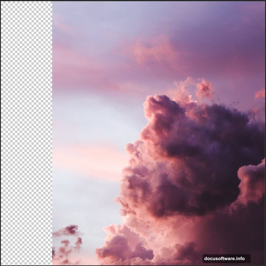 Layer mask with soft brush painting black to hide unwanted sky