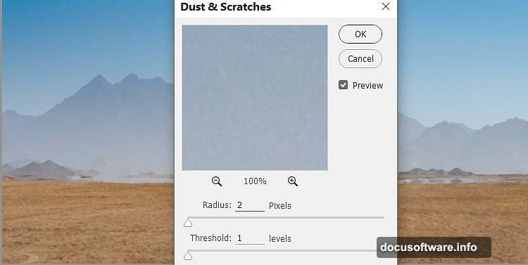 Desaturated scenes feel more desolate and abandoned for ruins