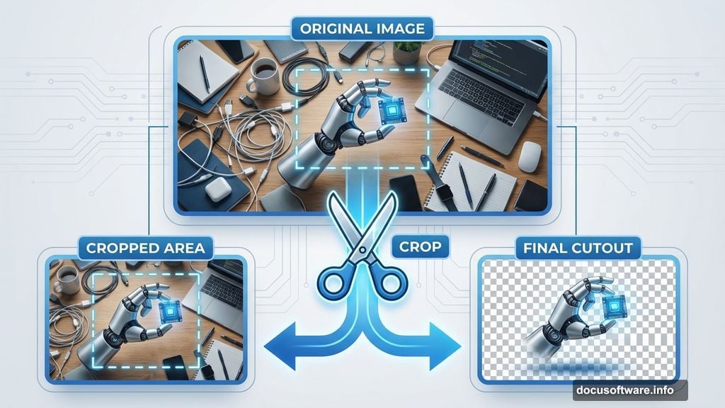 Crop before processing to focus AI on main subject