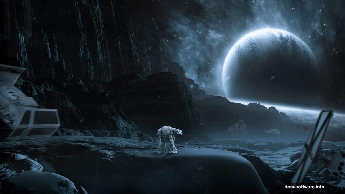 Consistent lighting across all elements makes space scenes believable