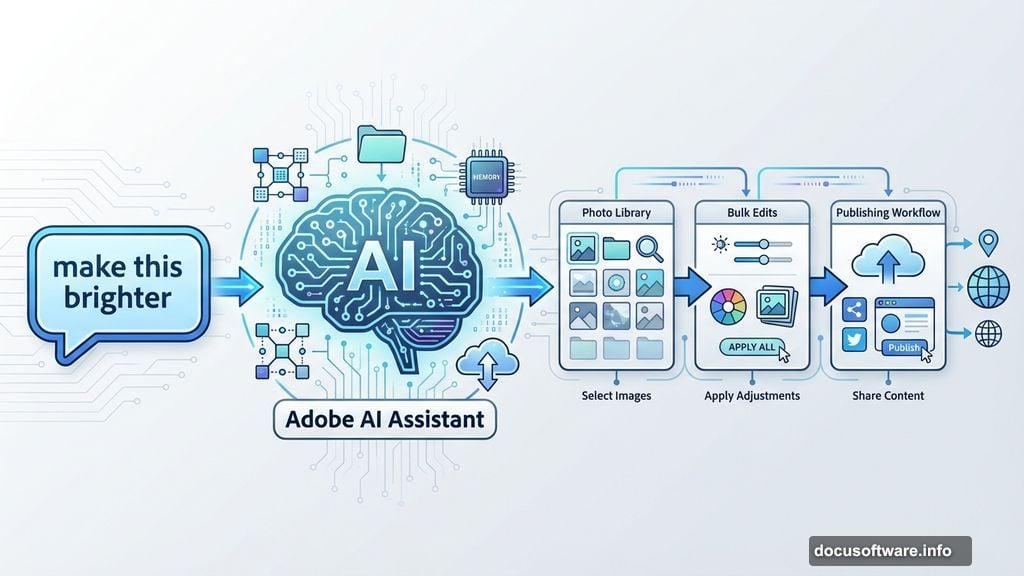 AI assistant carries context between tasks throughout creative workflow