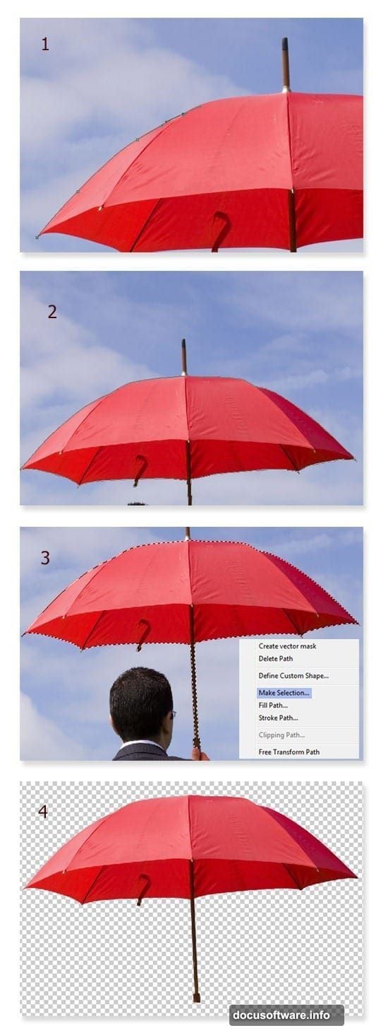 Warp umbrella shapes into organic flower forms using control points