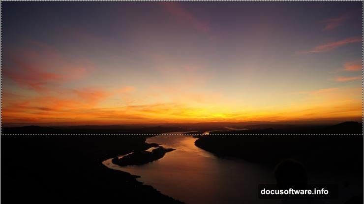 Color Fill layer creates deep teal blue underwater world section