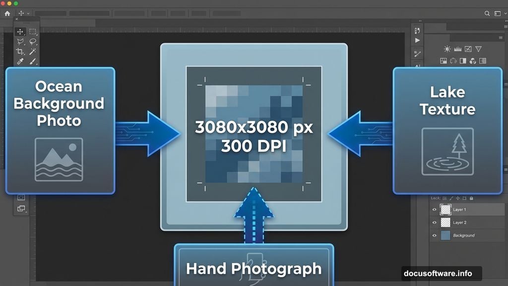 Gather ocean background lake texture and hand photograph resources