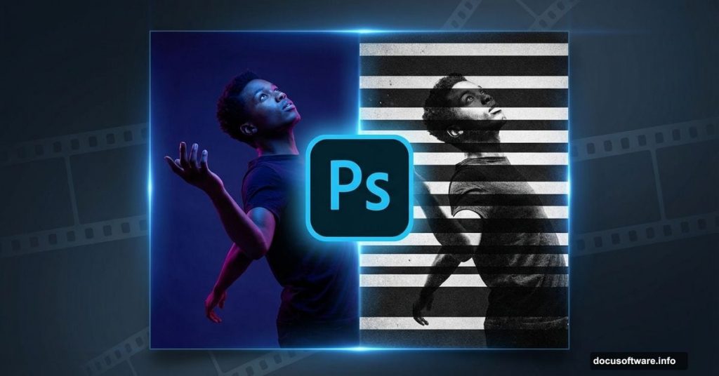 Portrait split showing before and after Bourne Legacy poster effect