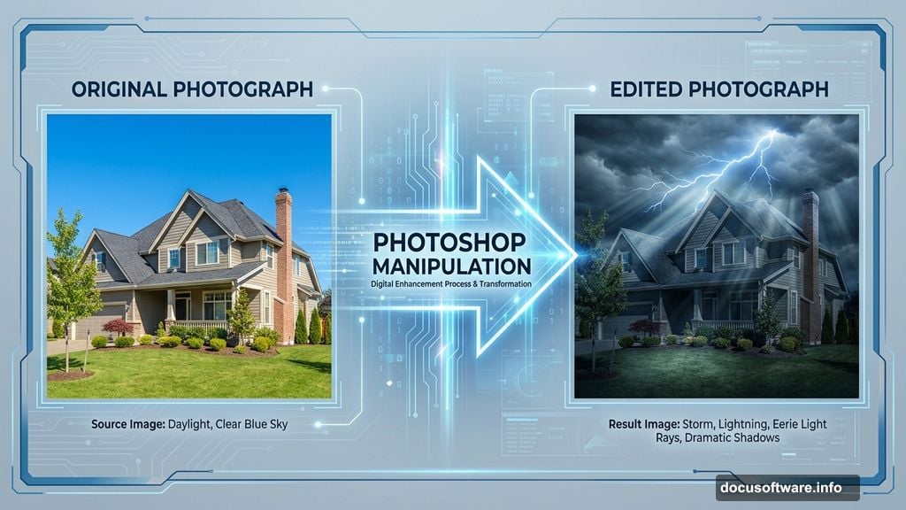 Transform sunny daytime shot into something straight out of thriller movie