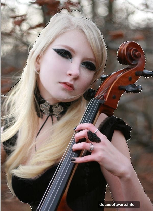 Smudge tool fixes rough edges and removes harsh cutouts