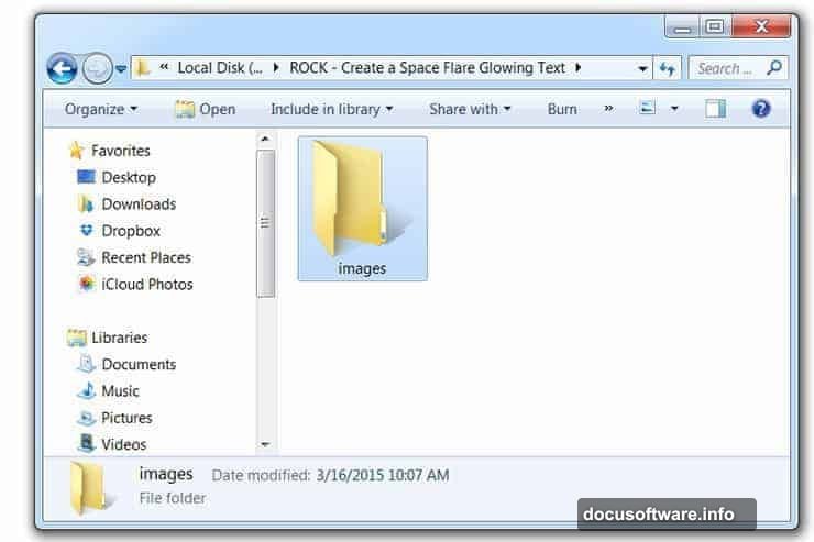Layer styles dialog with outer glow inner glow and drop shadow