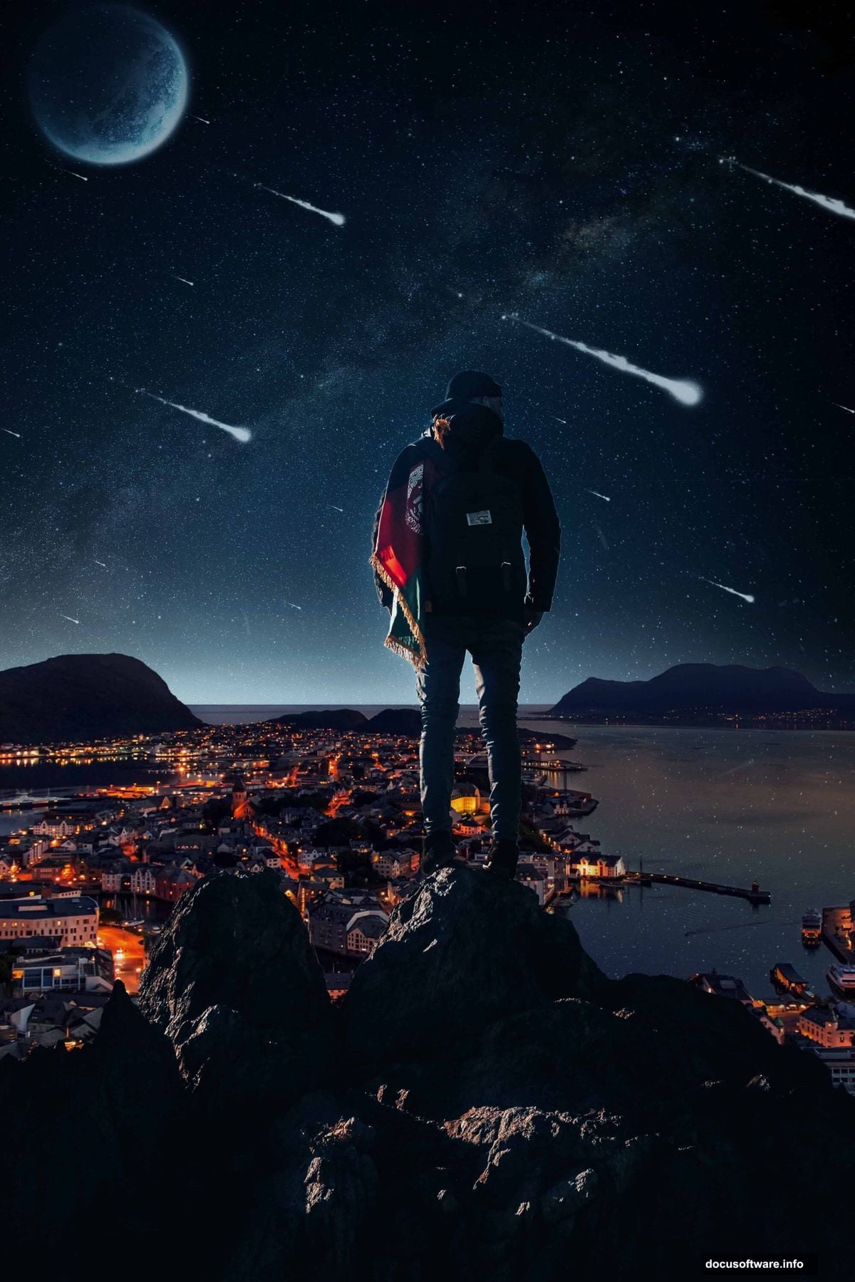 Photoshop canvas setup at 300 DPI for surreal photo manipulation