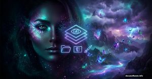 Mystical Photoshop photo manipulation tutorial cover with fantasy portrait