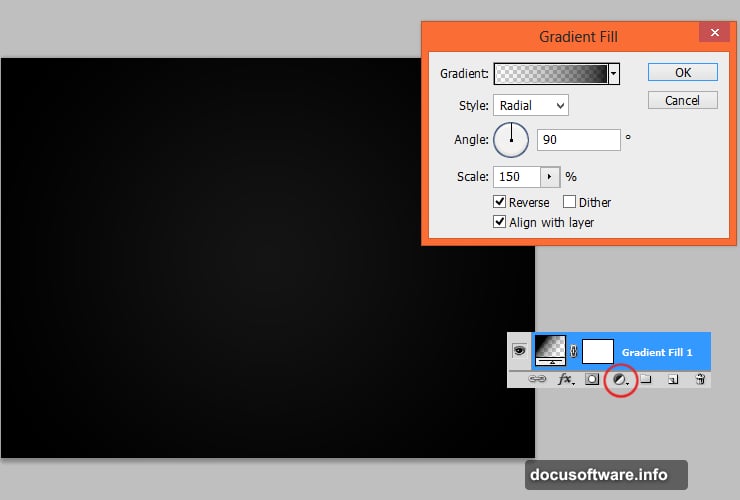 Forest Stock 40 image blurred and masked with radial gradient fade