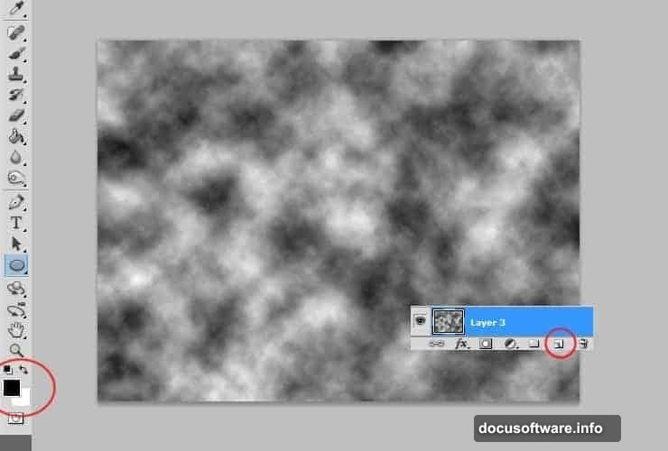 Color Balance adjustment layer pushing forest scene toward cold blue tones