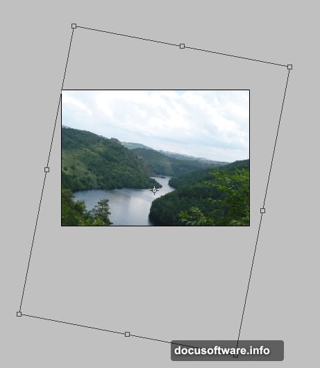 Eraser tool at zero hardness creates soft feathered floating island edges