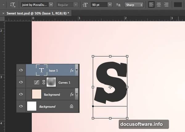 New frosting layer loaded from base 3 selection placed at top stack