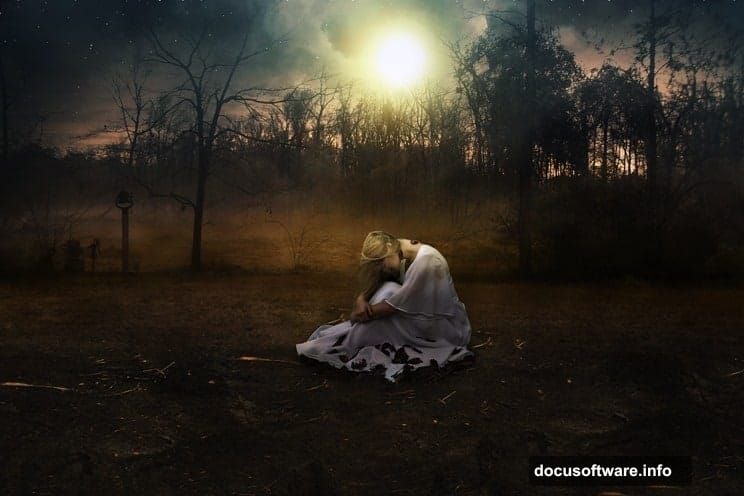 Four stock images organized in folder before Photoshop document assembly