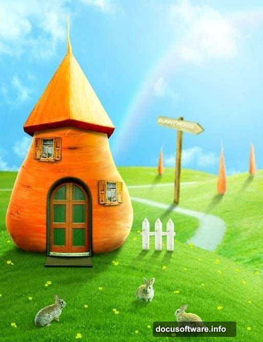 Warp tool molds grass texture into natural-looking rolling hills