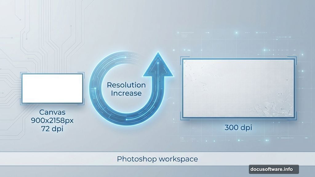 Start at 72 dpi for speed, increase resolution for detail work