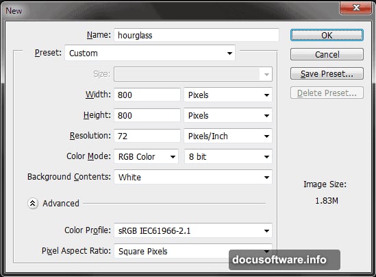 Rectangle Tool with Path mode selected instead of Shape or Pixels