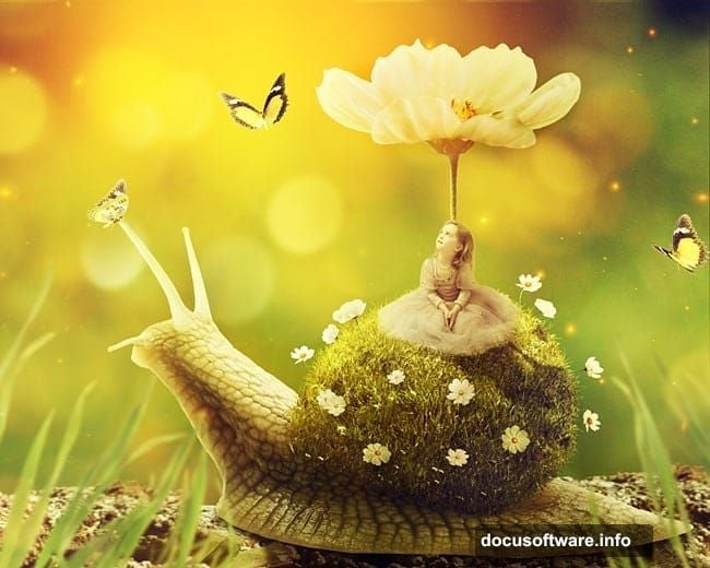 Blending multiple stock images seamlessly into fantasy photo manipulation