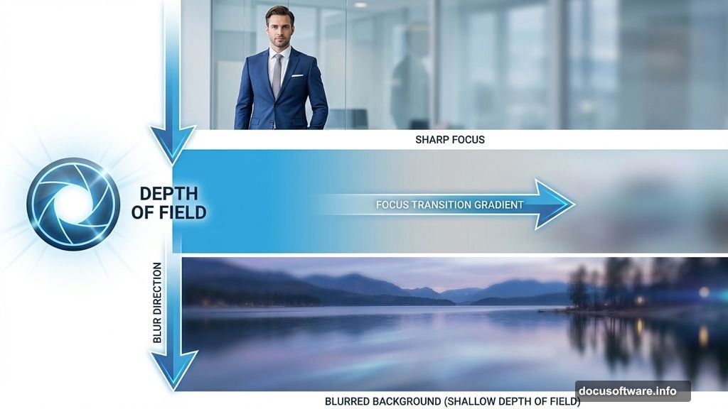 Creating convincing depth of field in surreal composite scenes