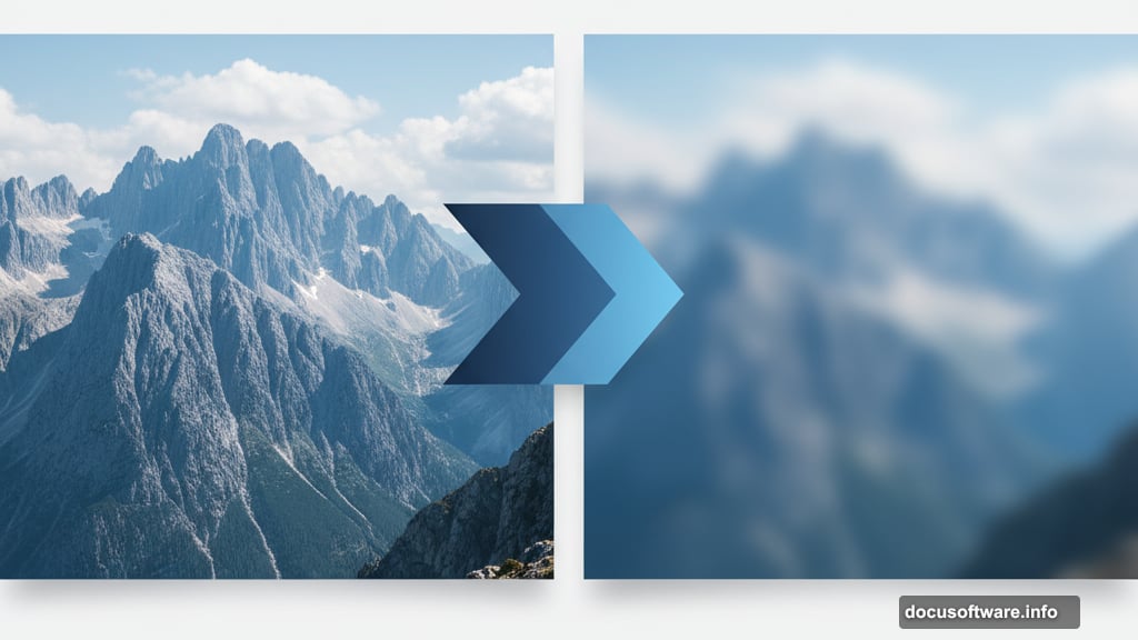 Gaussian Blur creates depth of field for realistic composites