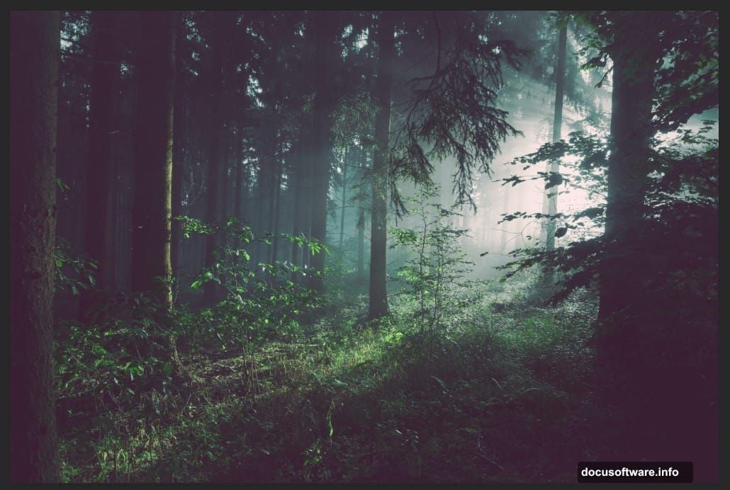 Gaussian Blur creates depth and makes foreground elements pop