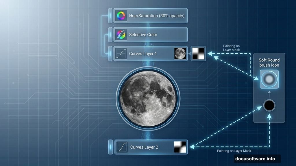Stack two Curves adjustment layers to control different tonal ranges independently