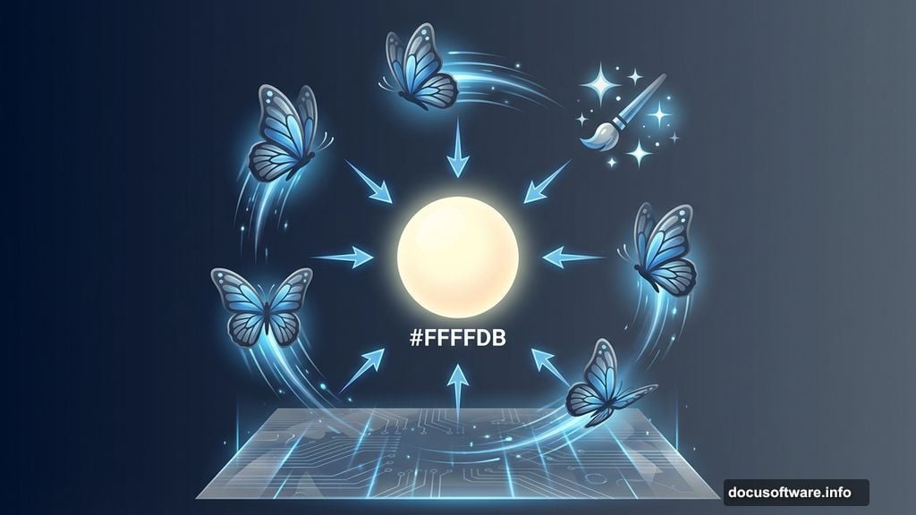 Butterfly stock images create glowing magical energy orb effect