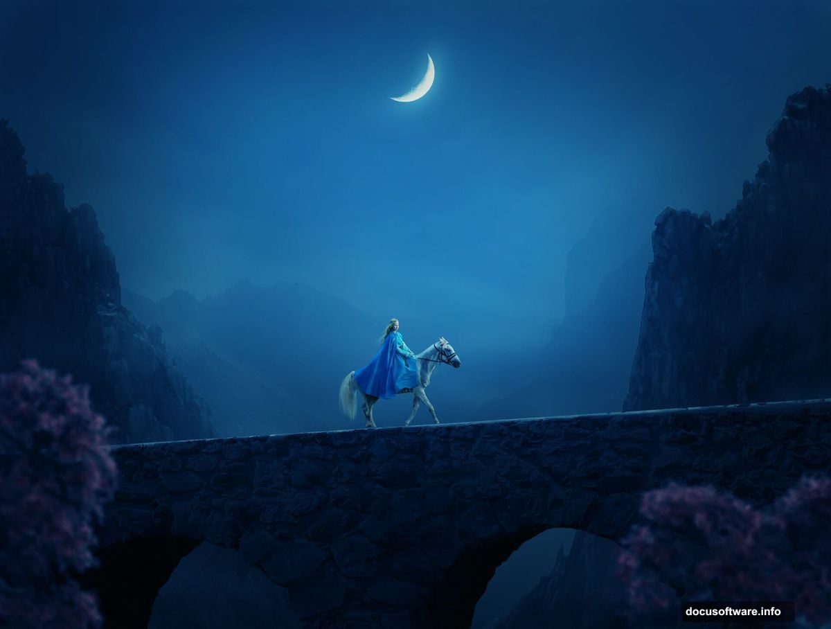 Set up canvas and convert sky to Smart Object