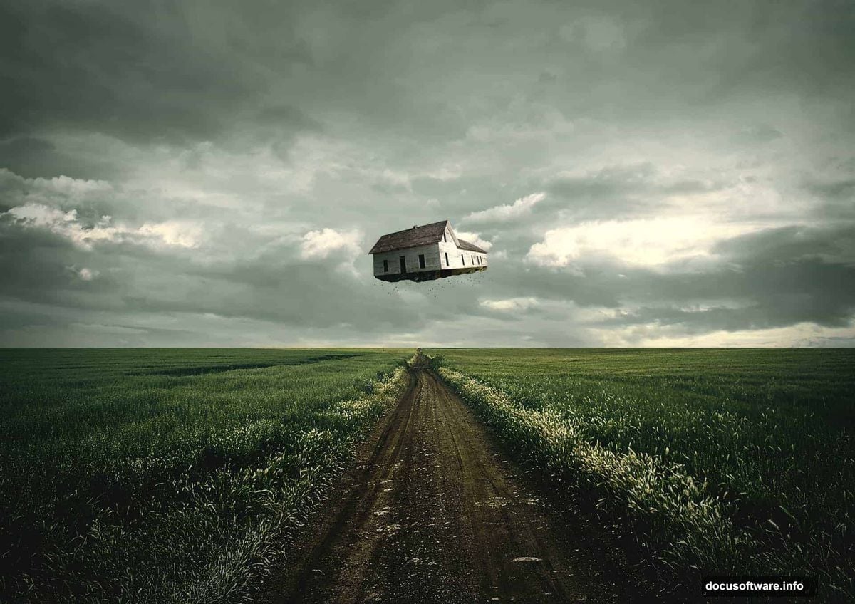 Make objects fly by lifting house from ground using layer masks