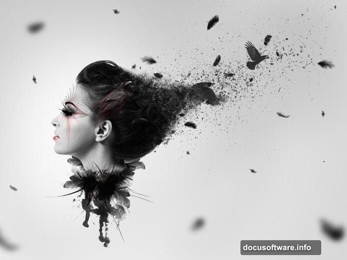 Dark canvas foundation with radial gradient and Curves adjustment layer