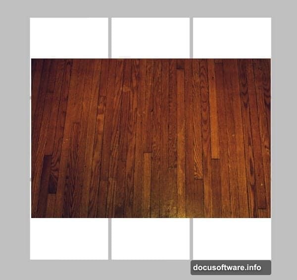 Photoshop layer stack with wall crest above tiled wallpaper layers