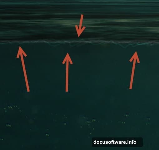 Deep green color grading applied through Photoshop adjustment layers and layer masks