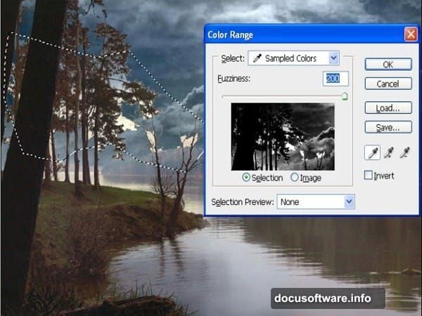 Document setup at 300 DPI with five source images from DeviantArt