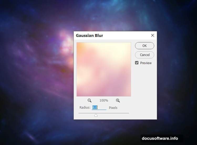 Curves adjustment layer as clipping mask controlling directional background light