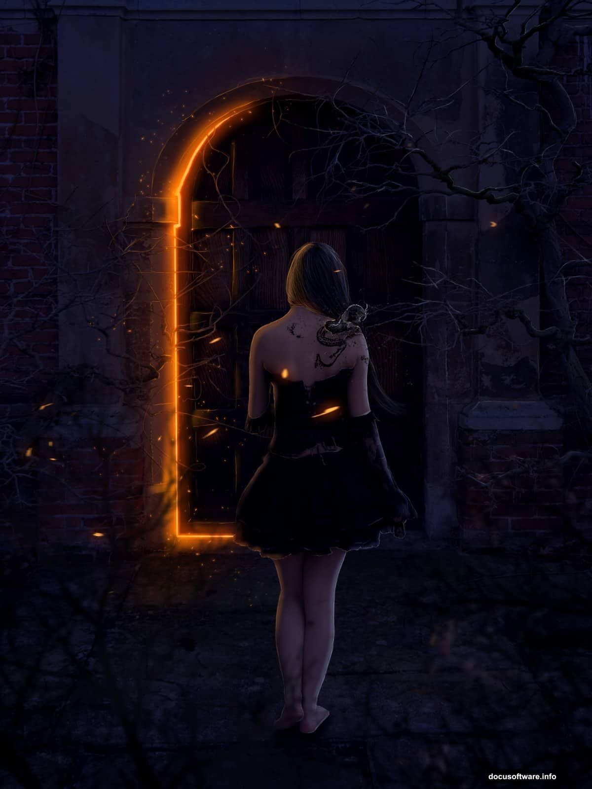 Build a Gothic Dragon Composite: A Photoshop Photo Manipulation Guide