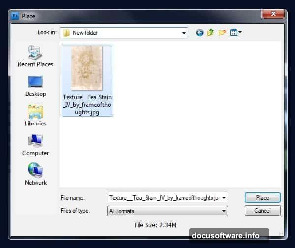 Double-clicking Smart Object thumbnail to invert texture non-destructively