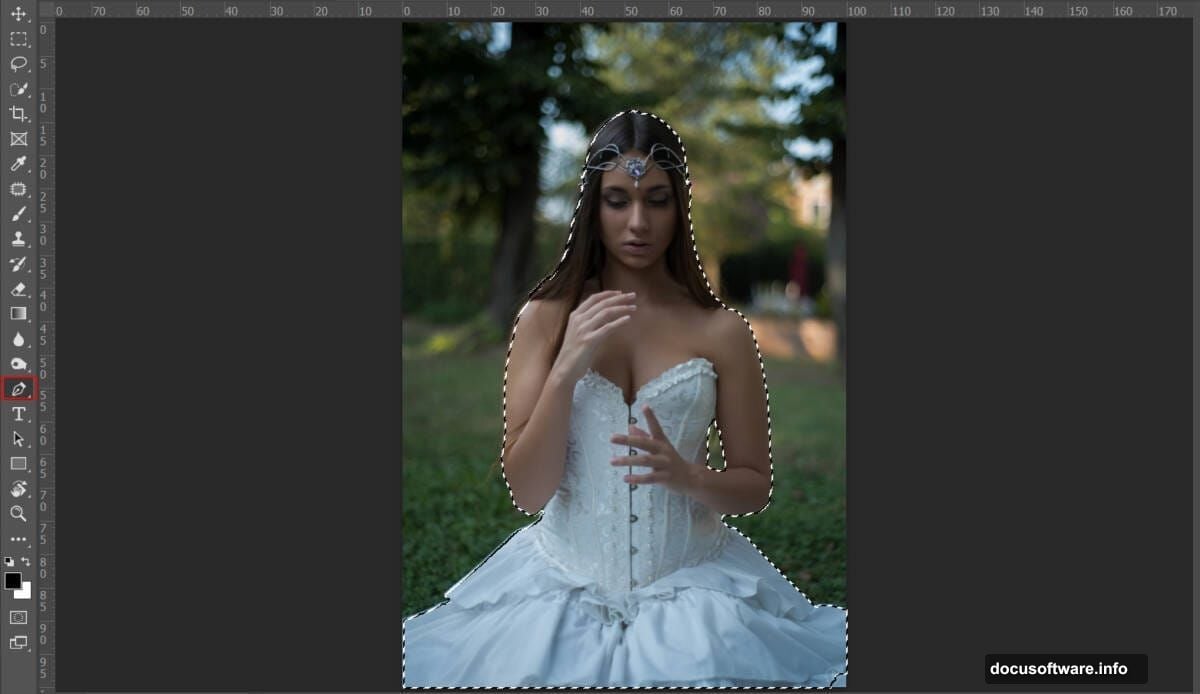Camera Raw finishing blends model portrait into final galaxy composite