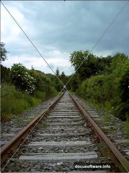 Levels adjustment on Blue Copy channel creates stark sky selection