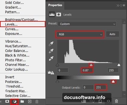 Gaussian Blur 41px applied to Smart Object forest background layer