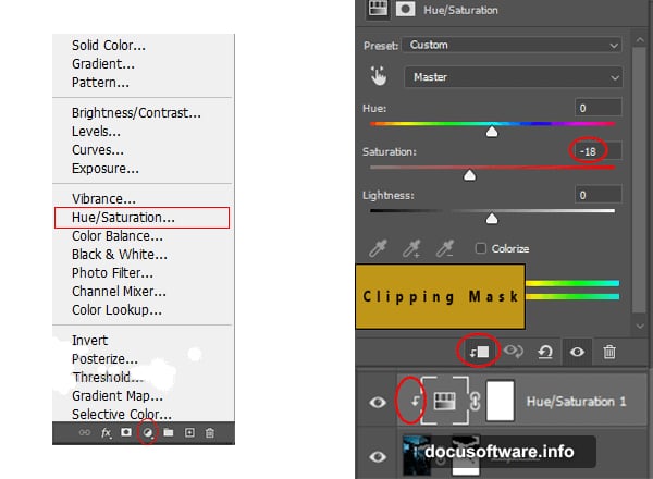 Blending modes applied to coral reef image over underwater background