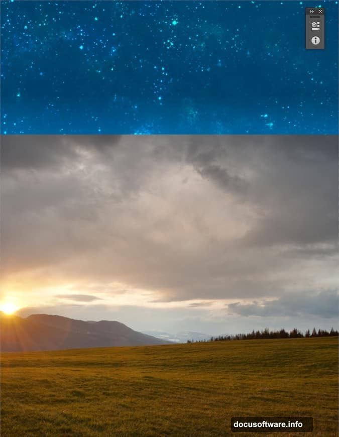 Multiple stock resources assembled into one complete eerie Photoshop scene