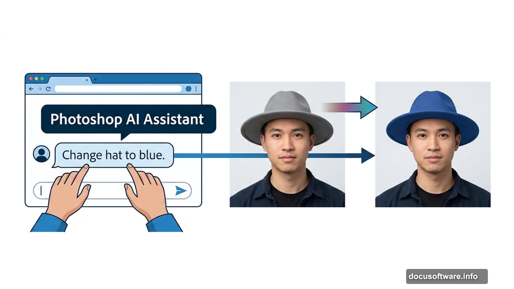 Photoshop AI assistant edits photos through conversational text commands